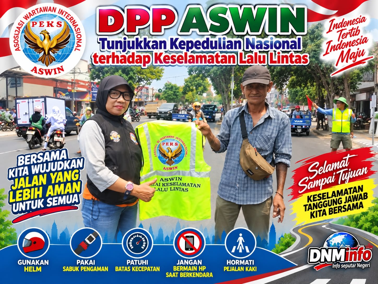 DPP ASWIN Tunjukkan Kepedulian Nasional terhadap Keselamatan Lalu Lintas