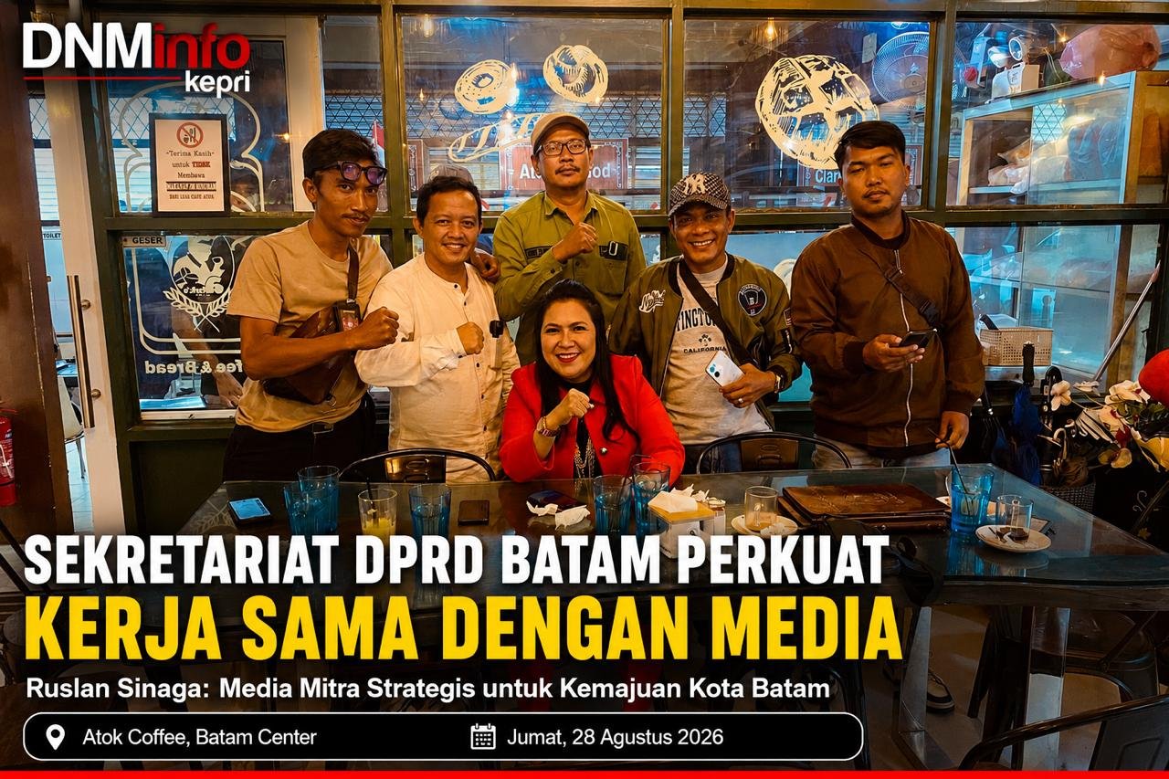 Ruslan Sinaga Perkuat Kerja Sama dengan Media, Sekretariat DPRD Batam Buka Ruang Sinergi