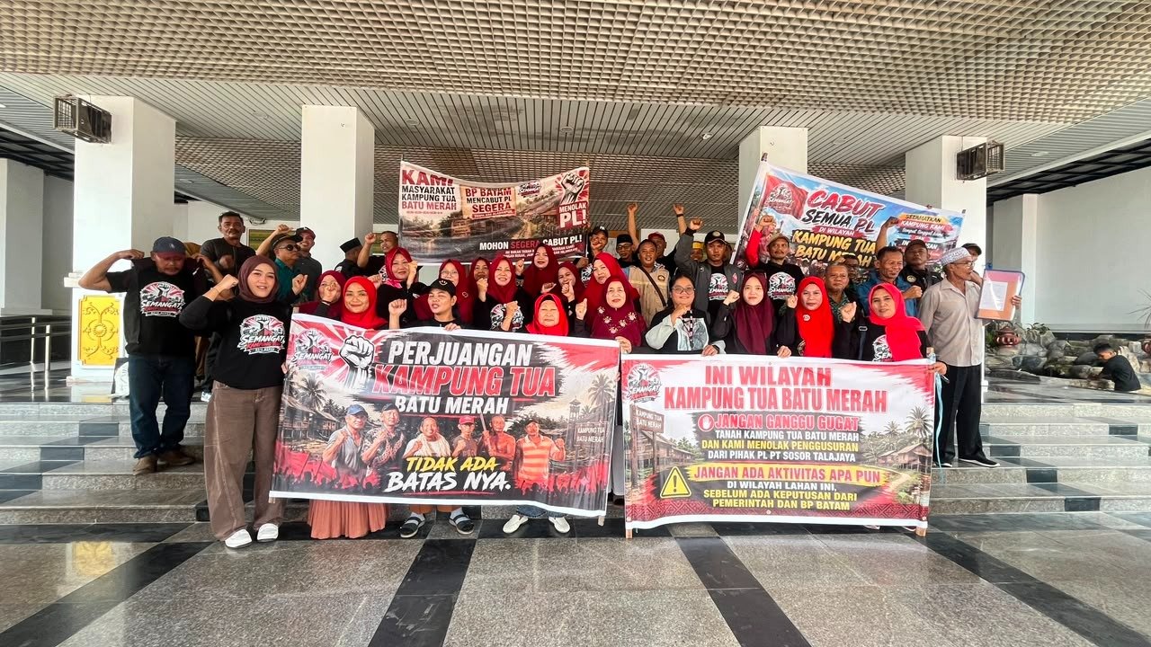 Warga RT 27 RW 08 Kampung Tua Batu Merah Kawal RDP DPRD Kota Batam, Serukan Perlindungan Hukum bagi Kampung Tua di Batam