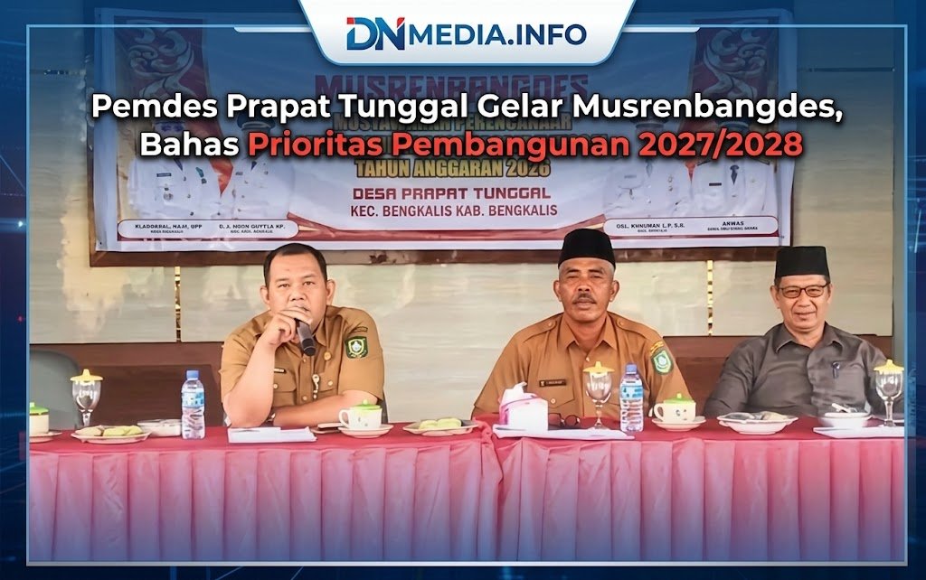 Pemdes Prapat Tunggal Gelar Musrenbangdes, Bahas Prioritas Pembangunan 2027/2028